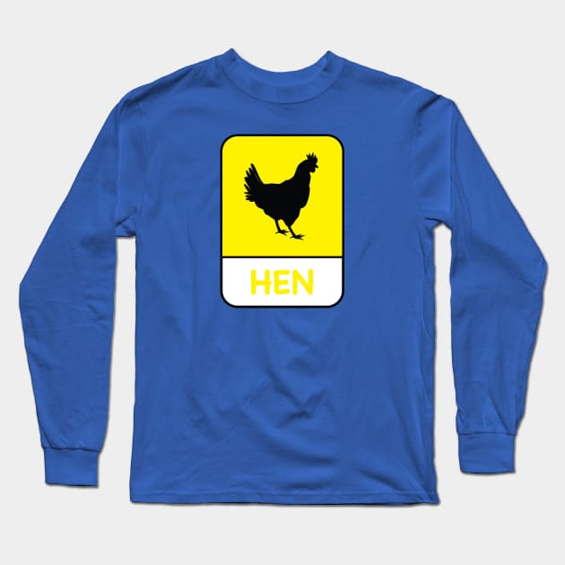 Hen picture Long Sleeve T-Shirt by EliseDesigns